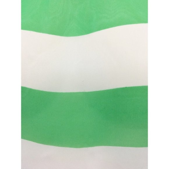 A'Gaci Small Sheer Green and White Striped Top - Picture 3 of 8